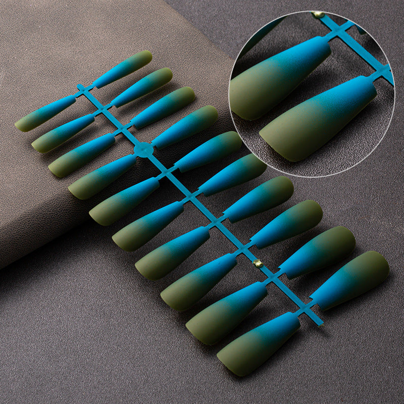 Wholesale Gradient Frosted Plastic Nail Stickers
